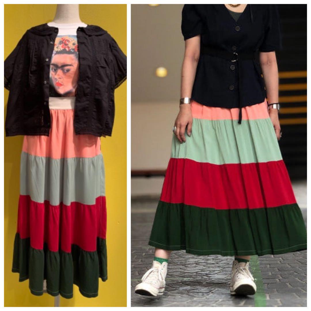 美品 BEAMS BOY 別注 STYLE EYES クレイジー スカート 東洋