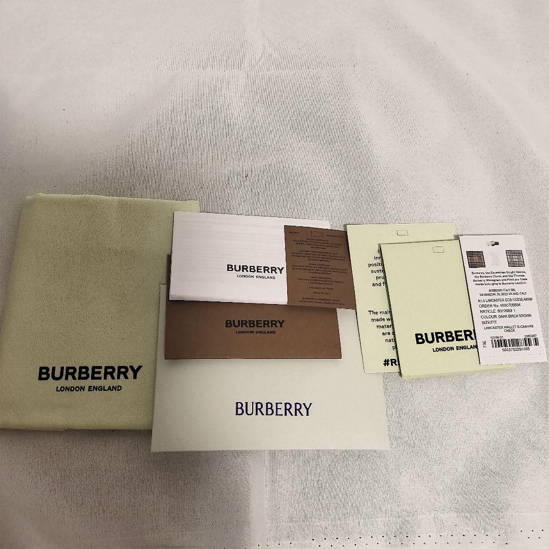 BURBERRY スモールフォーディングウォレット チェック 現行