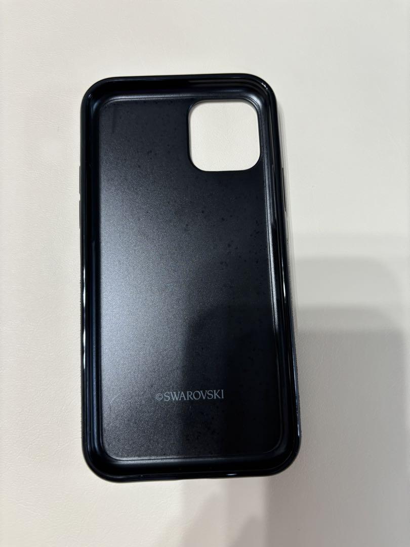 Swarovski iPhone11pro ケース ブラック スワロフスキー
