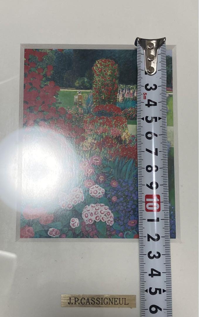J.P.CASSIGNEUL ジャン＝ピエール・カシニョール夏の赤い花額入り