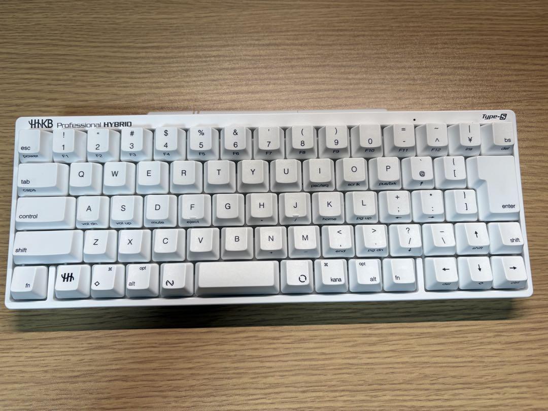 HHKB Professional Hybrid Type-S 雪 日本語配列