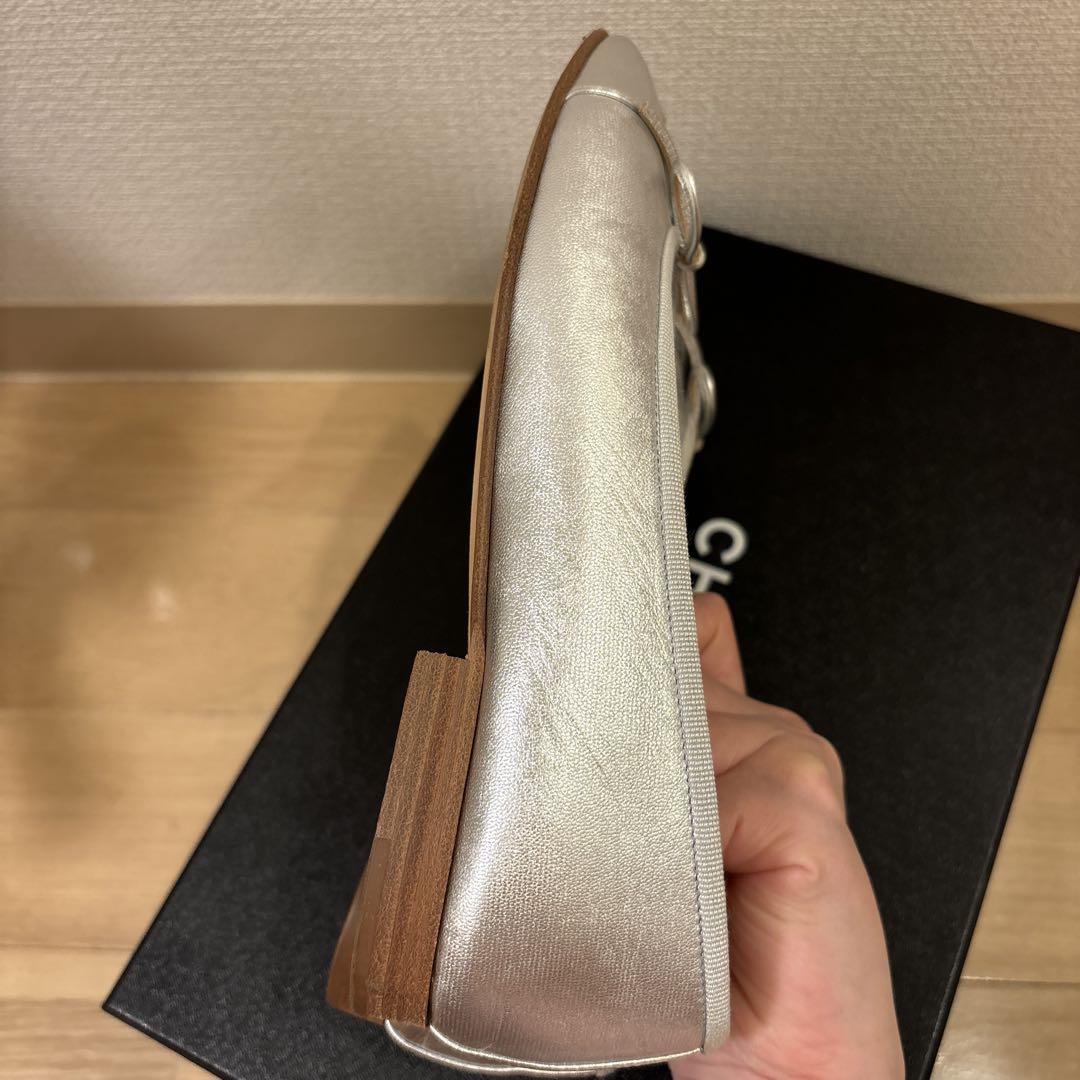 CHANEL バレリーナ シルバー