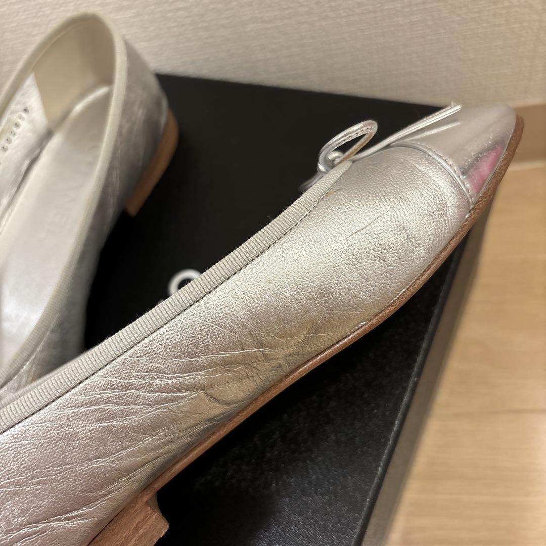 CHANEL バレリーナ シルバー