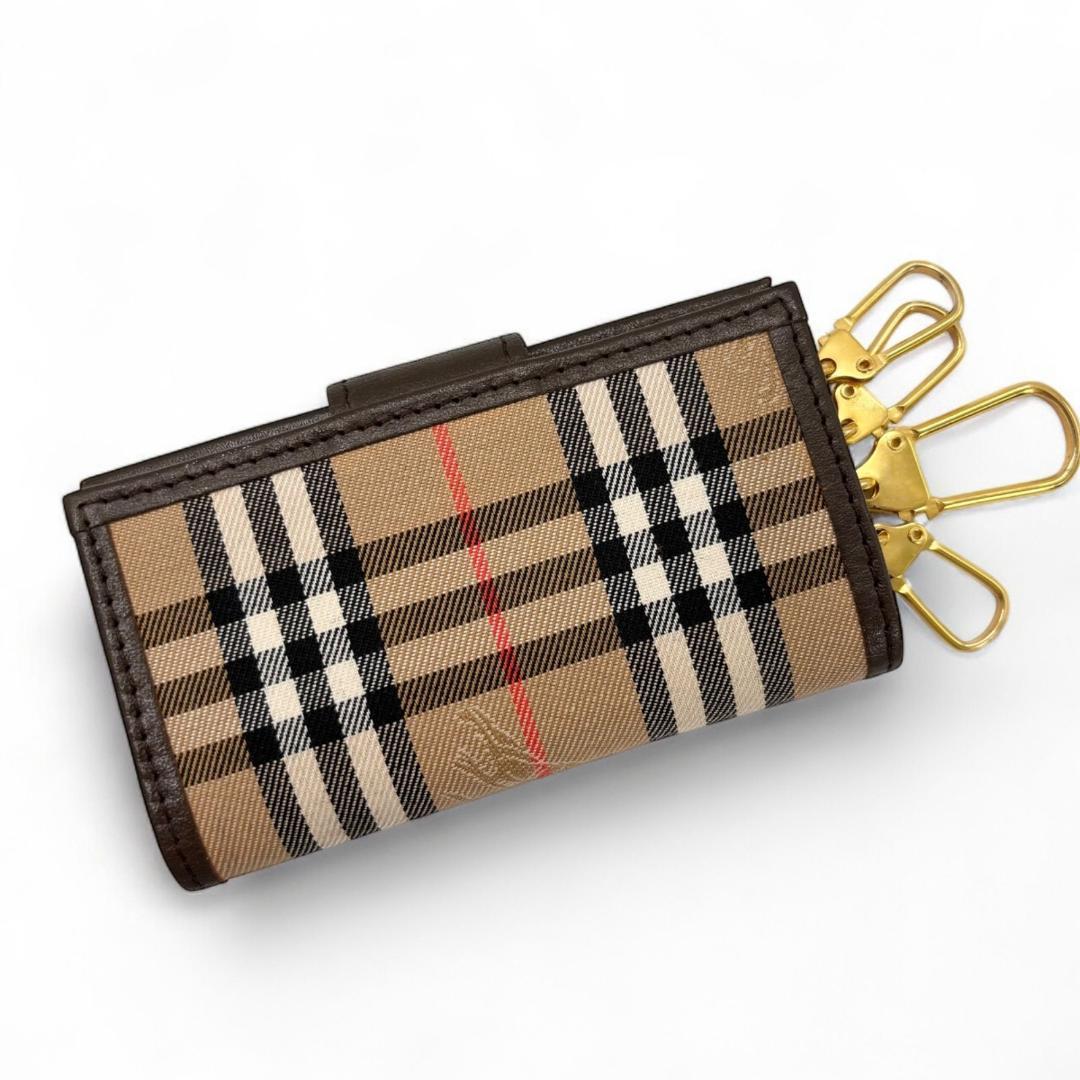 BURBERRY ノバチェック 箱付 キーケース 6471