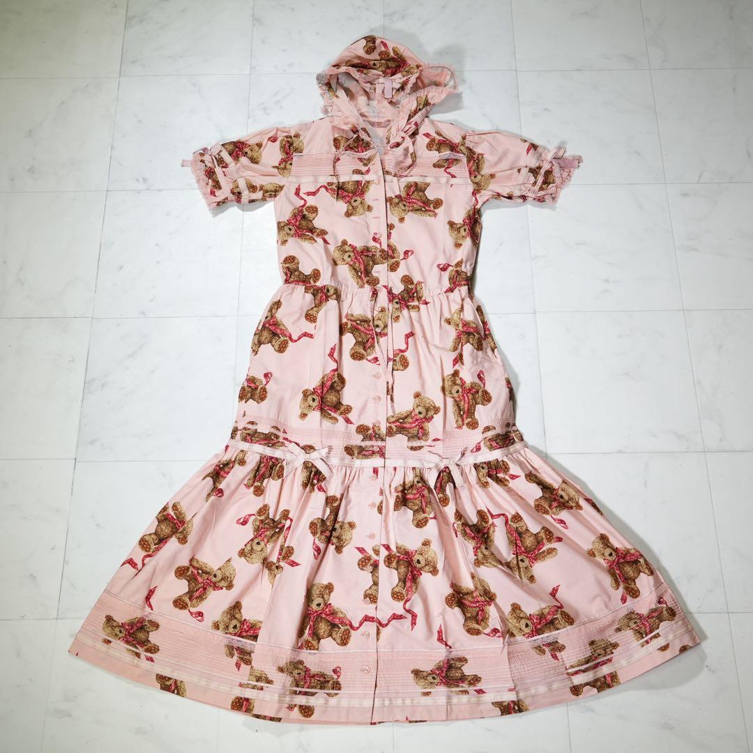 PINK HOUSE ピンクハウス　ワンピース　くま