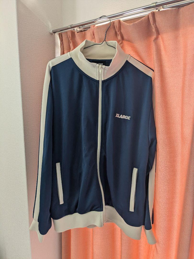 XLARGE ブルー ジャージジャケット L