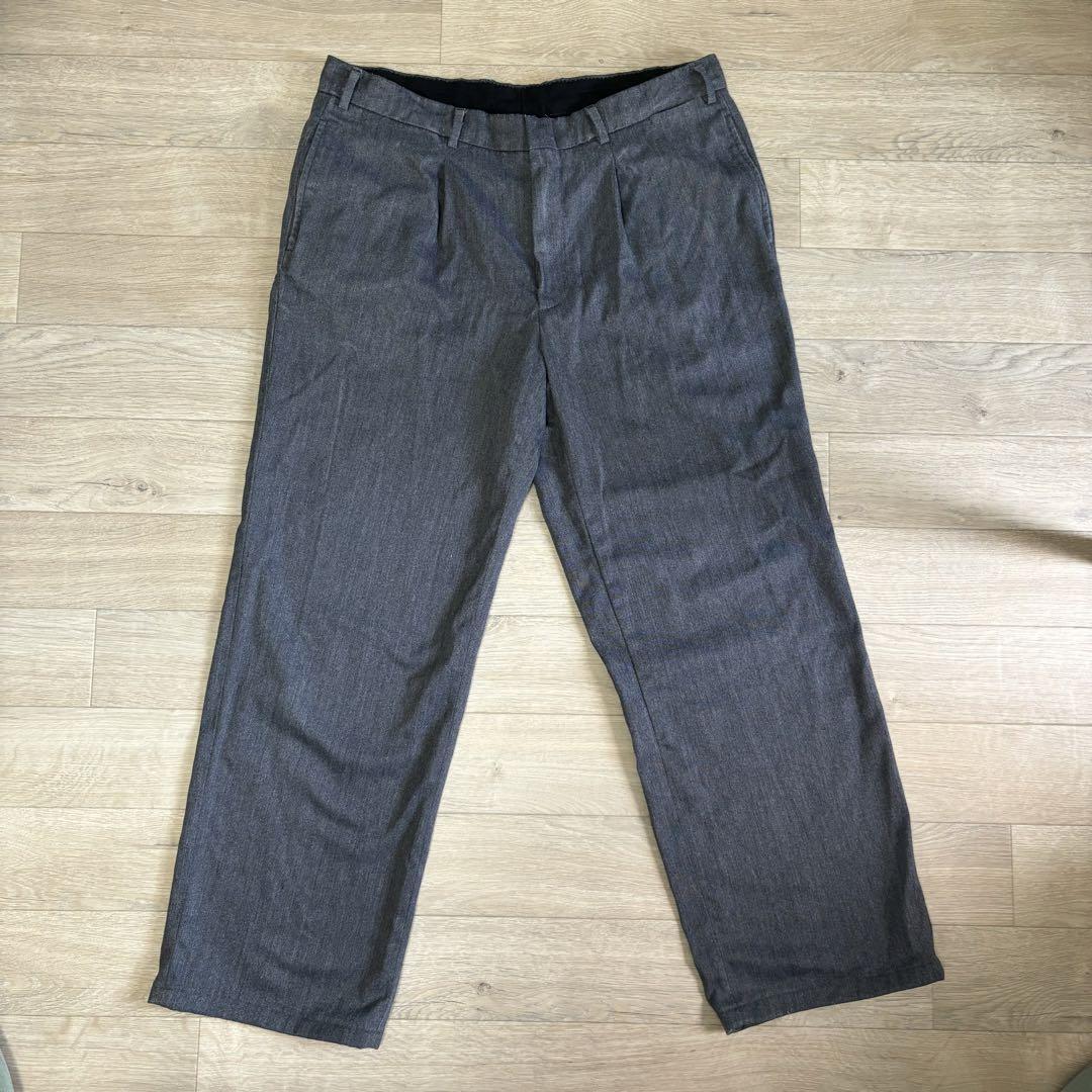 2000s イタリア軍 ドレスパンツ　後染め　ミリタリー　スラックス