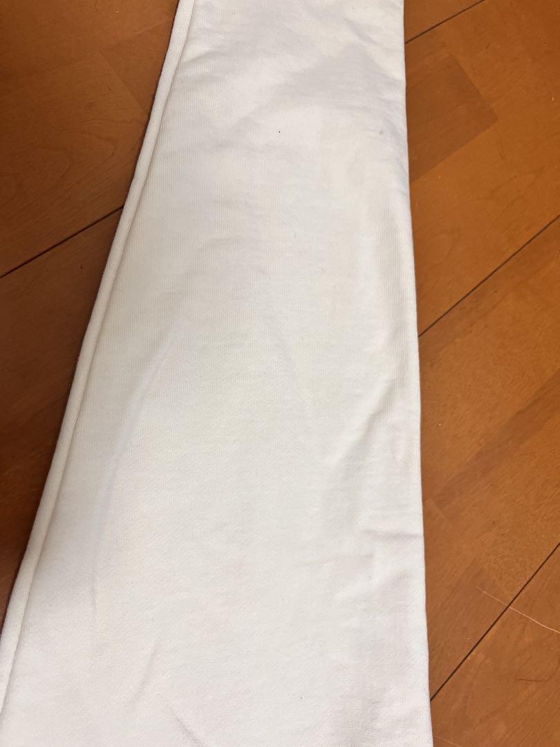 GRANCY ラインストーンデザイングラフィックダメージスウェット 白 Mサイズ