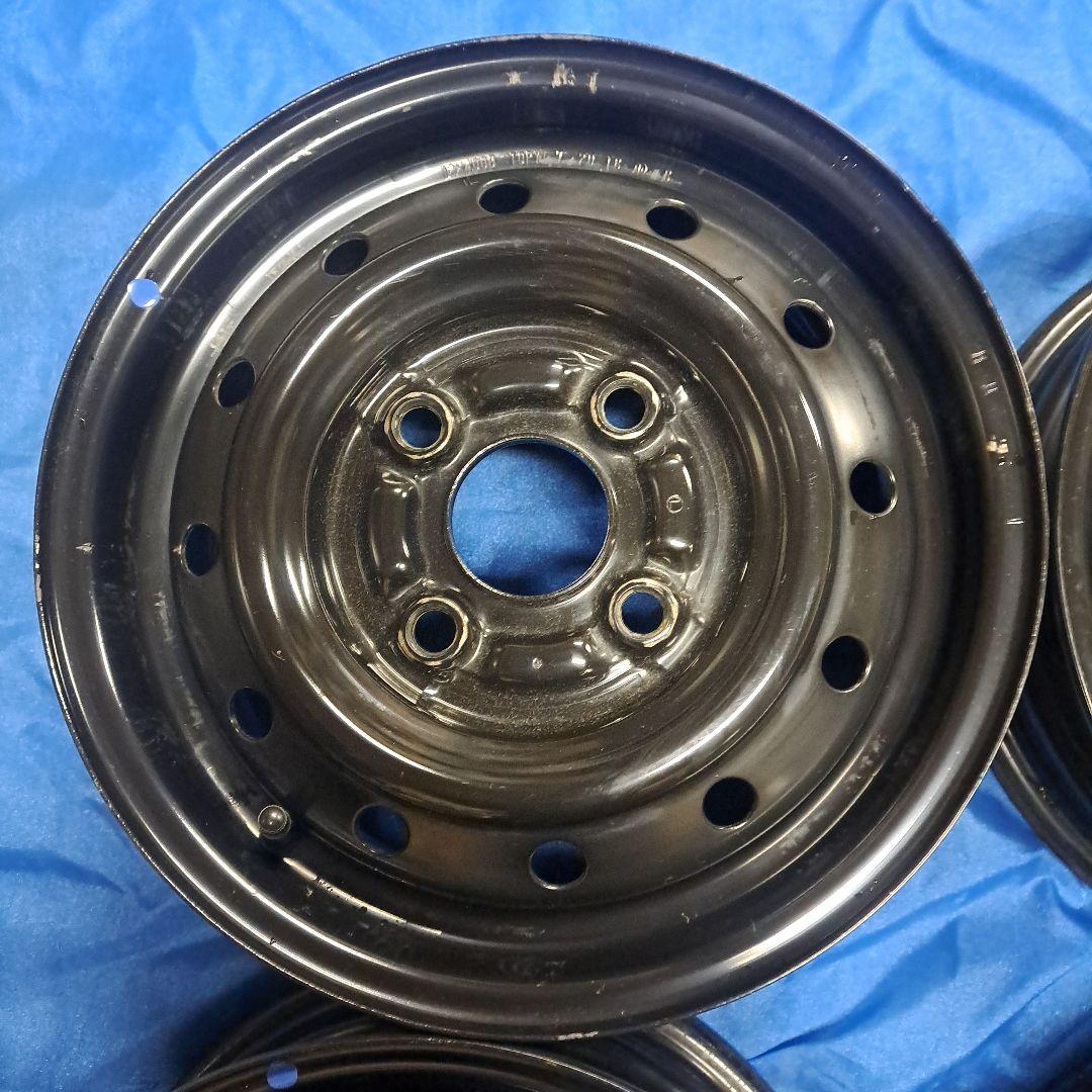 ★軽トラ軽バンに★SUZUKI 純正　12インチスチールホイール　黒　送料無料