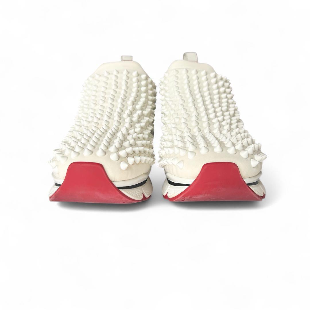 【洗浄済❤︎美品】クリスチャンルブタン 厚底 スパイクスタッズ スニーカー37 白 【洗浄済❤︎美品】クリスチャンルブタン 厚底 スパイクスタッズ スニーカー37 白