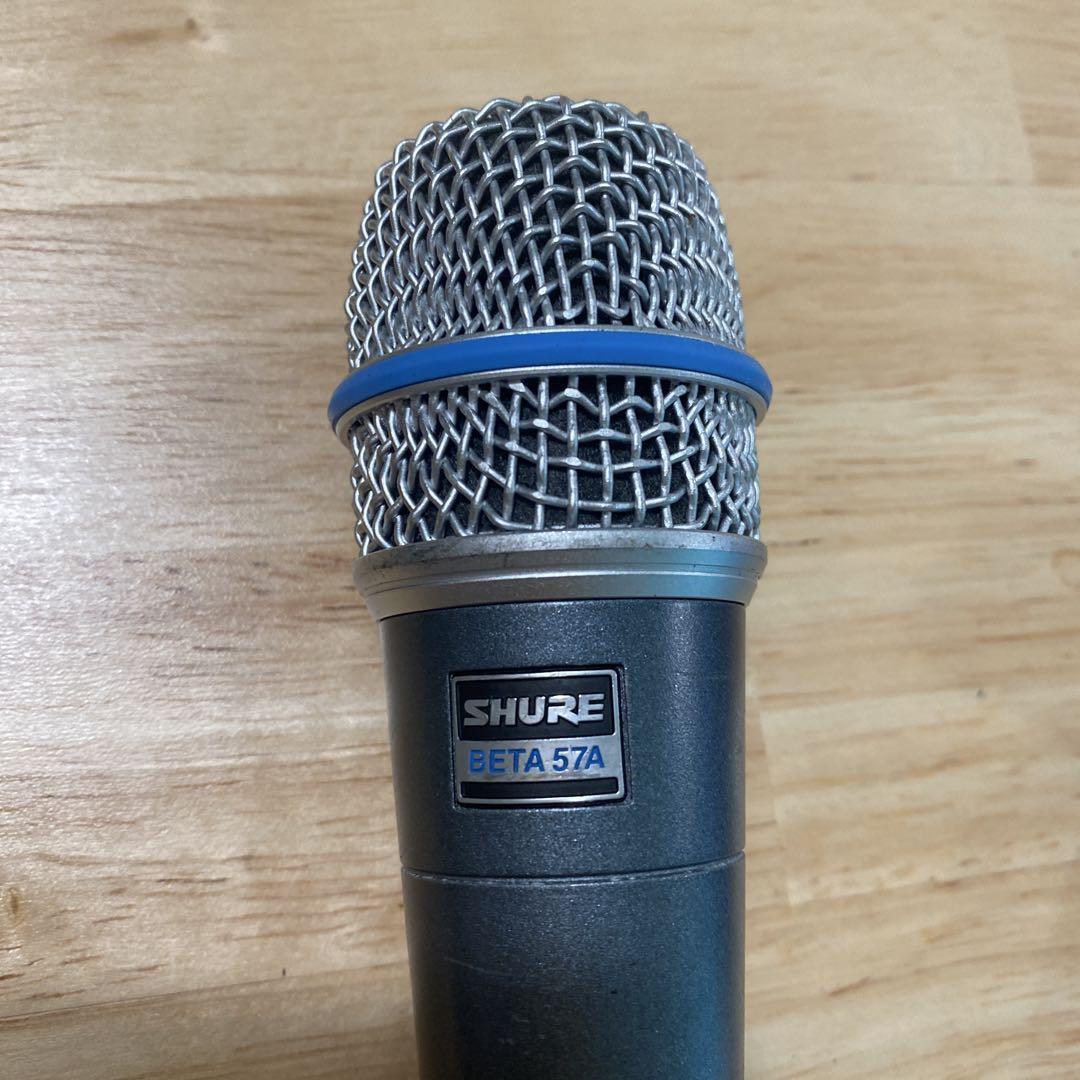 SHURE BETA 57A ダイナミックマイク 本体と付属品 - メルカリ