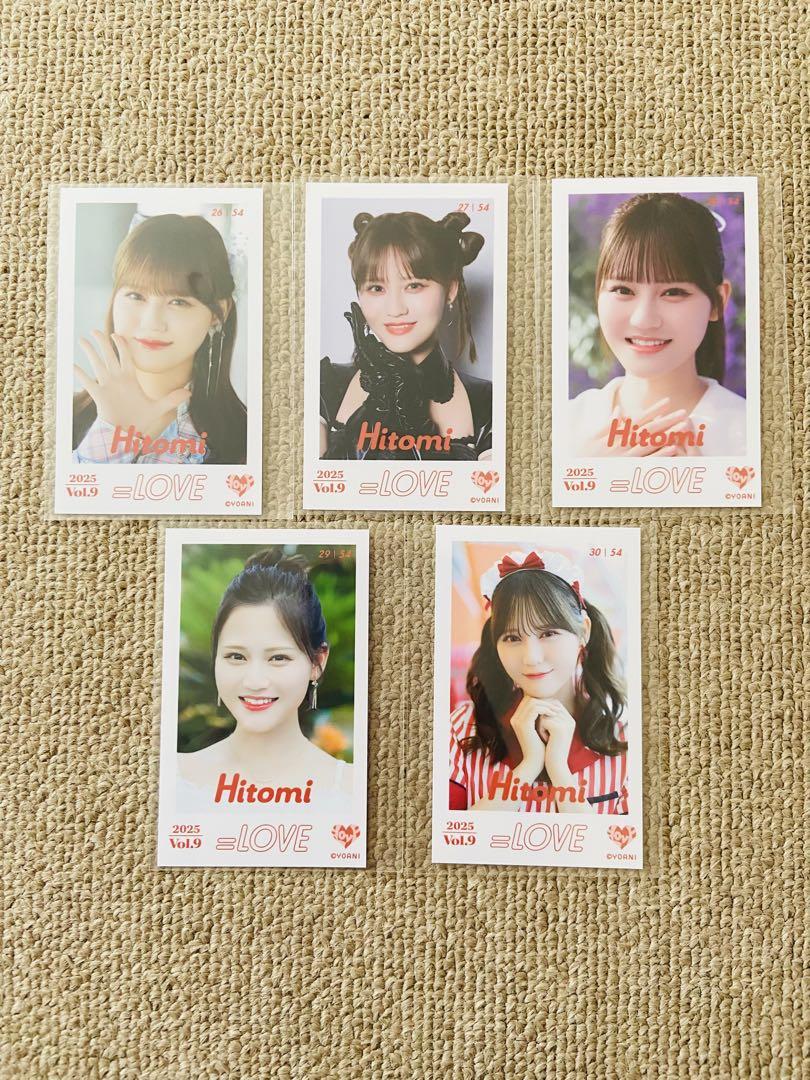 髙松瞳 イコラブ =LOVE ミニフォト 猫 レア コンプ LOVE イコラブ ミニフォト ミニフォトカード vol.3コンプ 髙松瞳