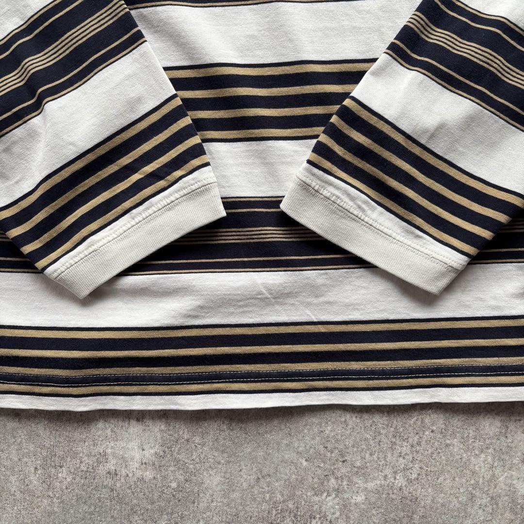 90s GAP ギャップ　ボーダー　パーカー　フーディー　好配色　XL シティ