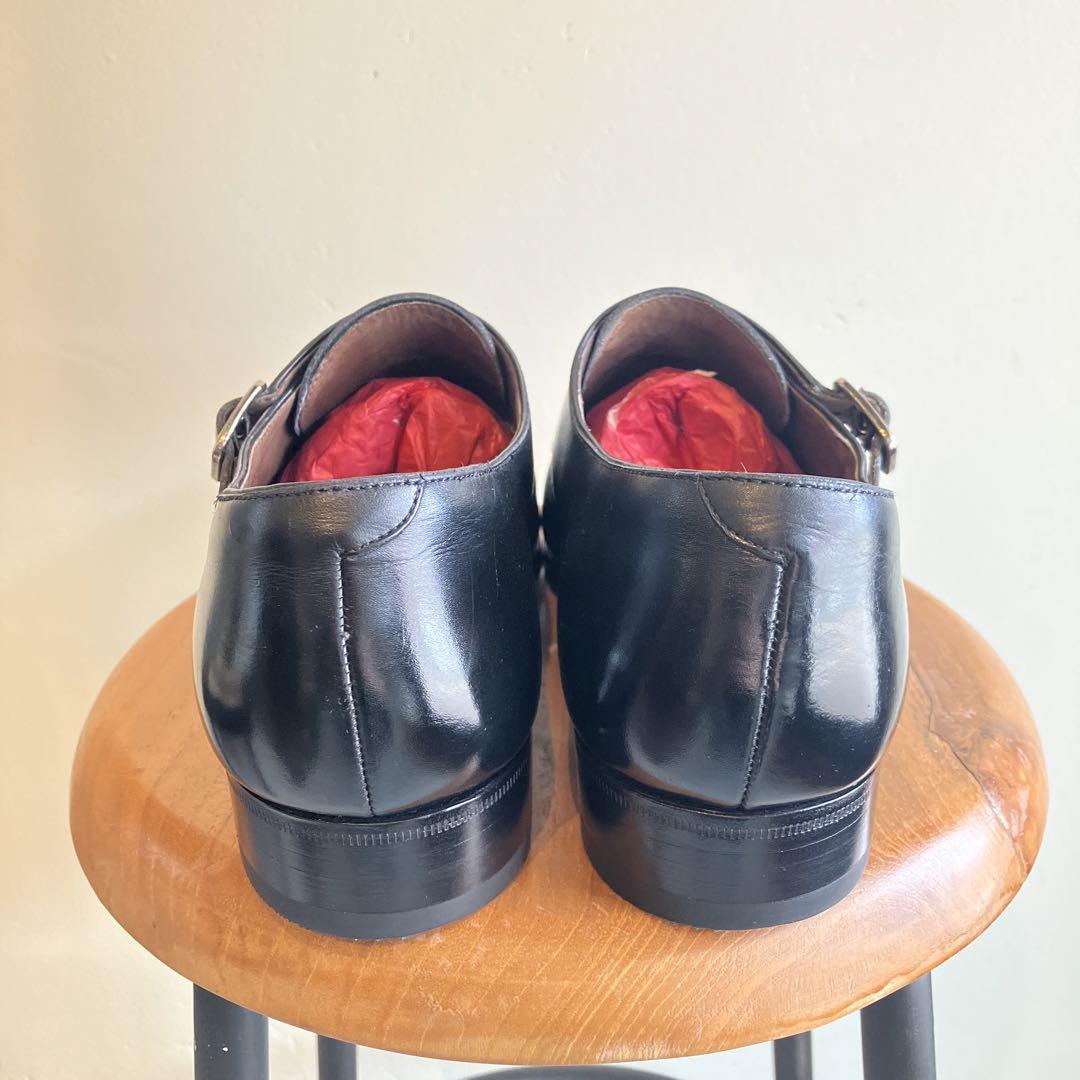 carmina カルミナ　ダブルモンク　size9 ハーフラバー、カカト新品