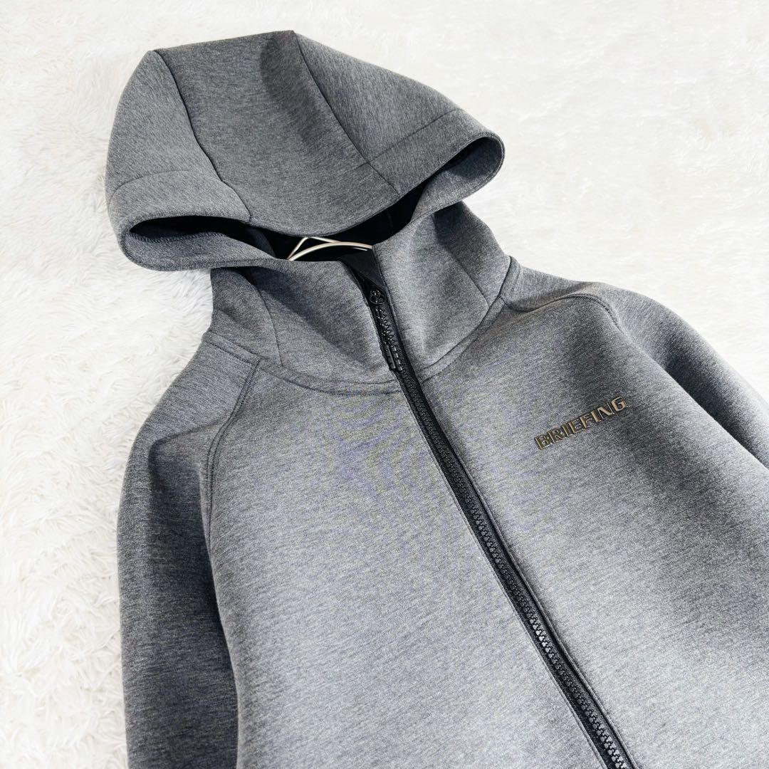598 美品✨ブリーフィング ゴルフ スウェット ジップアップ