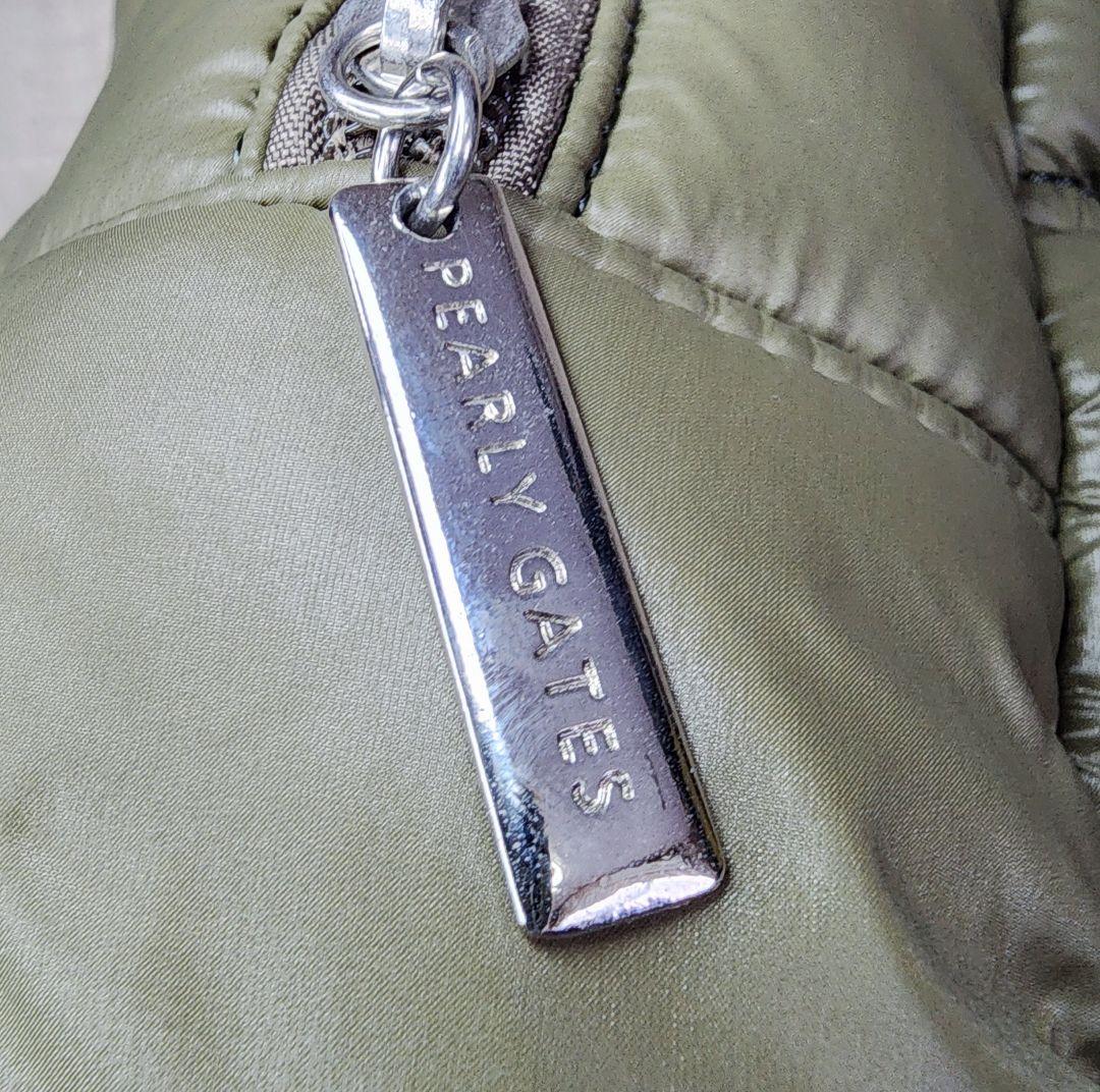 【美品】パーリーゲイツ フワフワ中綿　カートバッグ カーキ　ゴルフ PEARLY