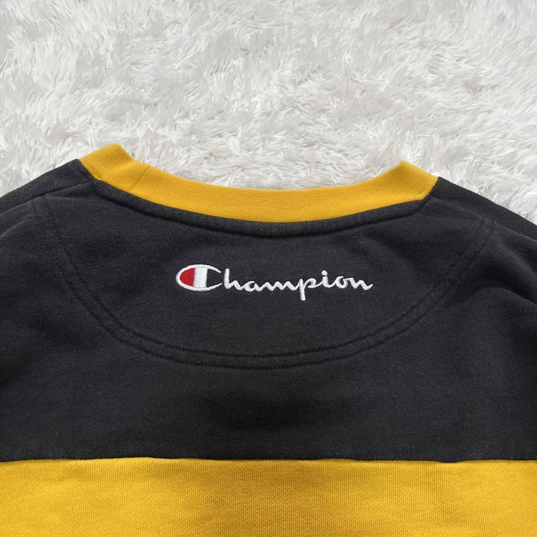 XLARGE×Champion  LINED CREW NECK SWEAT