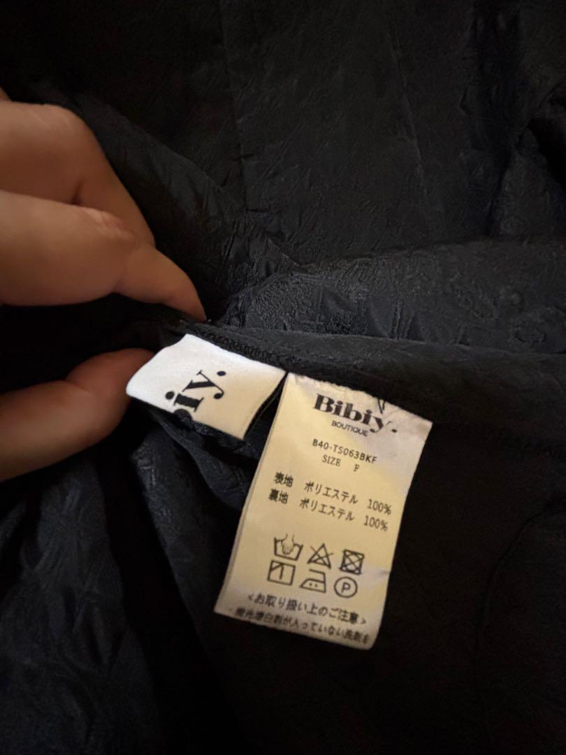 bibiy ビビィ 完売品 JOSEPHINE TOP オープンショルダー 黒