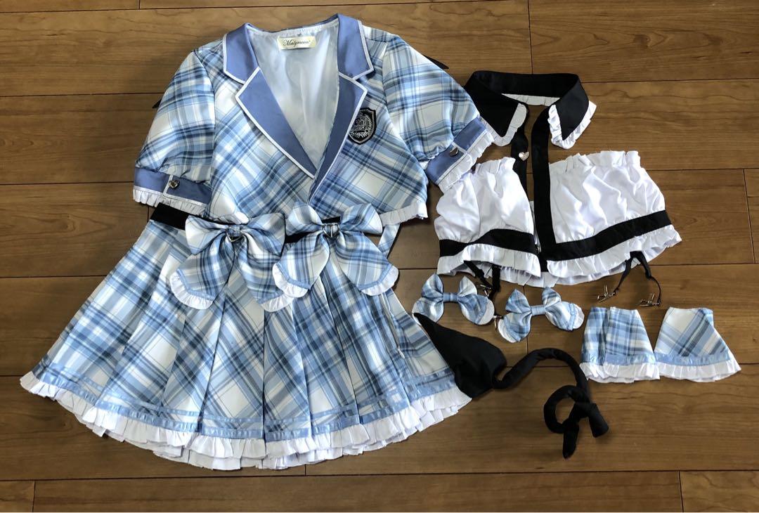 チェックデビル制服コスチューム　Malymoon/マリームーン　ハロウィン