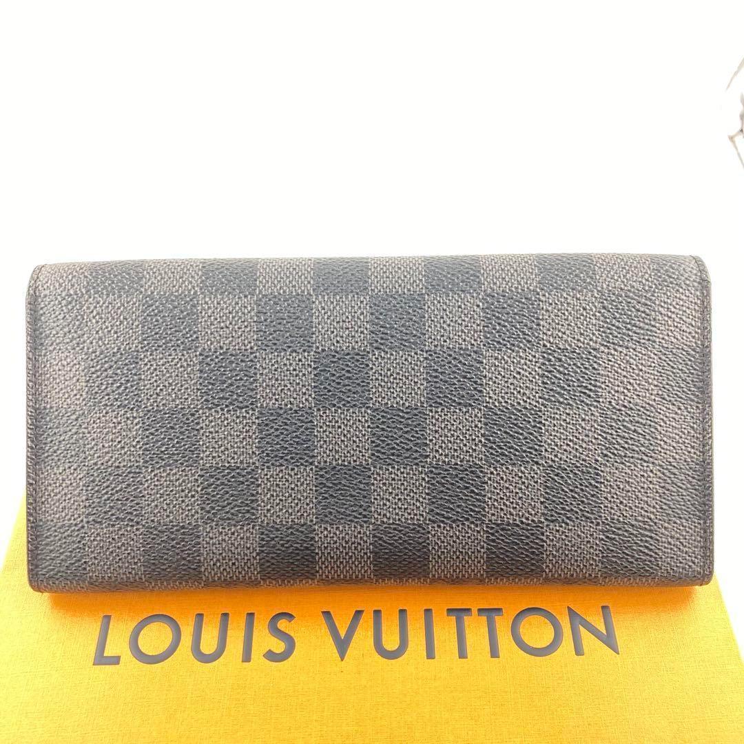 極美品　ルイヴィトン　グラフィット　モデュラブル　ロン　長財布 極美品】ルイヴィトンダミエグラフィットポルトフォイユロン