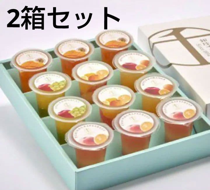 【銀座千疋屋】銀座フルーツジュレ12個入り 化粧包装未開封 送料無料