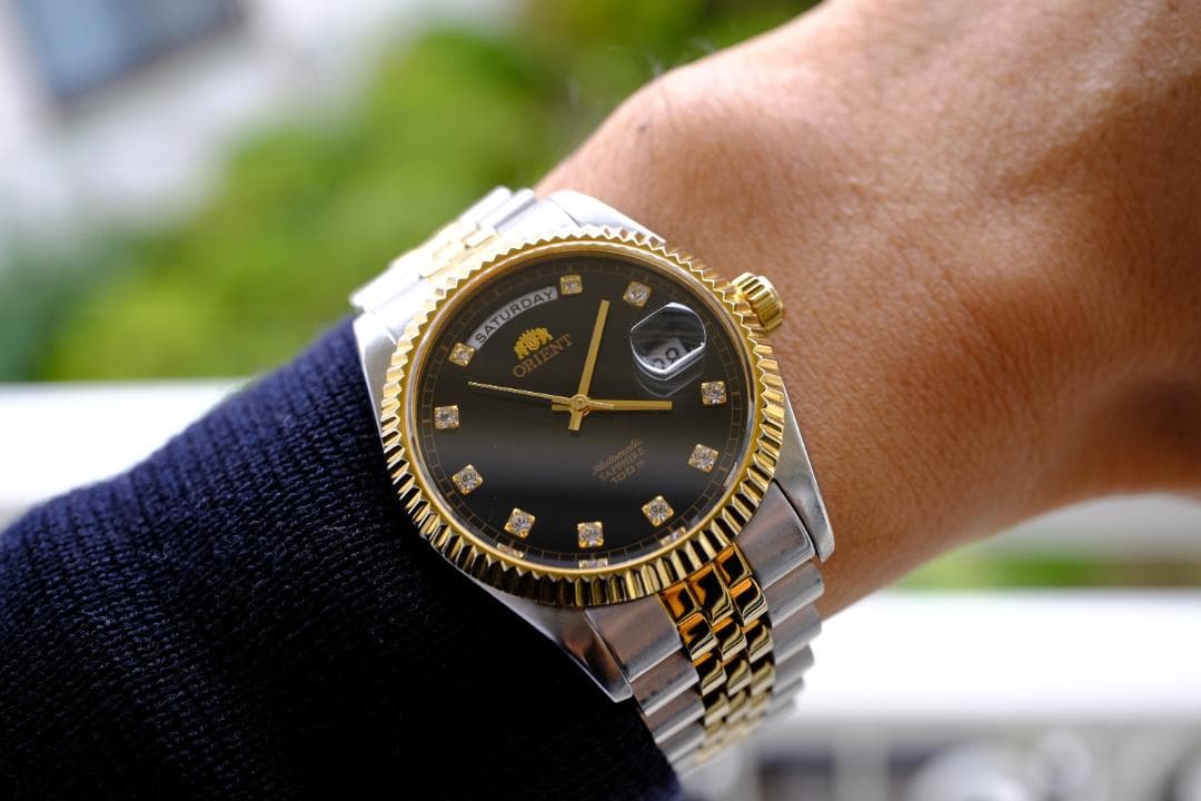 Orient President SEV0J002BY デイデイト 美品 Orient President SEV0J002BY デイデイト 美品