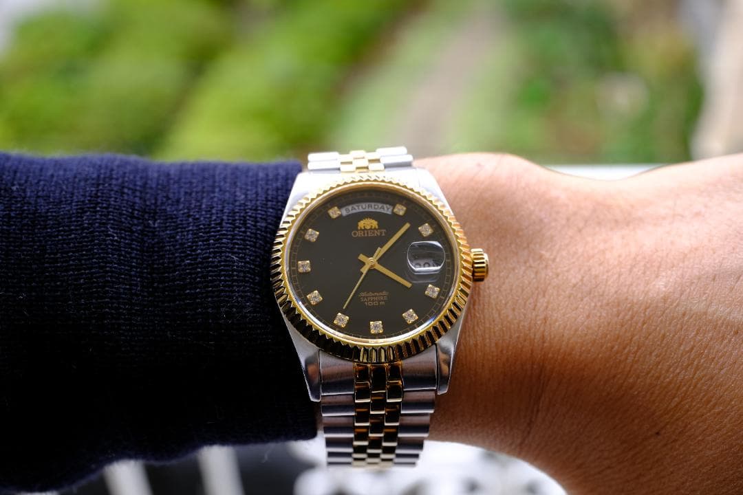 Orient President SEV0J002BY デイデイト 美品 Orient President SEV0J002BY デイデイト 美品