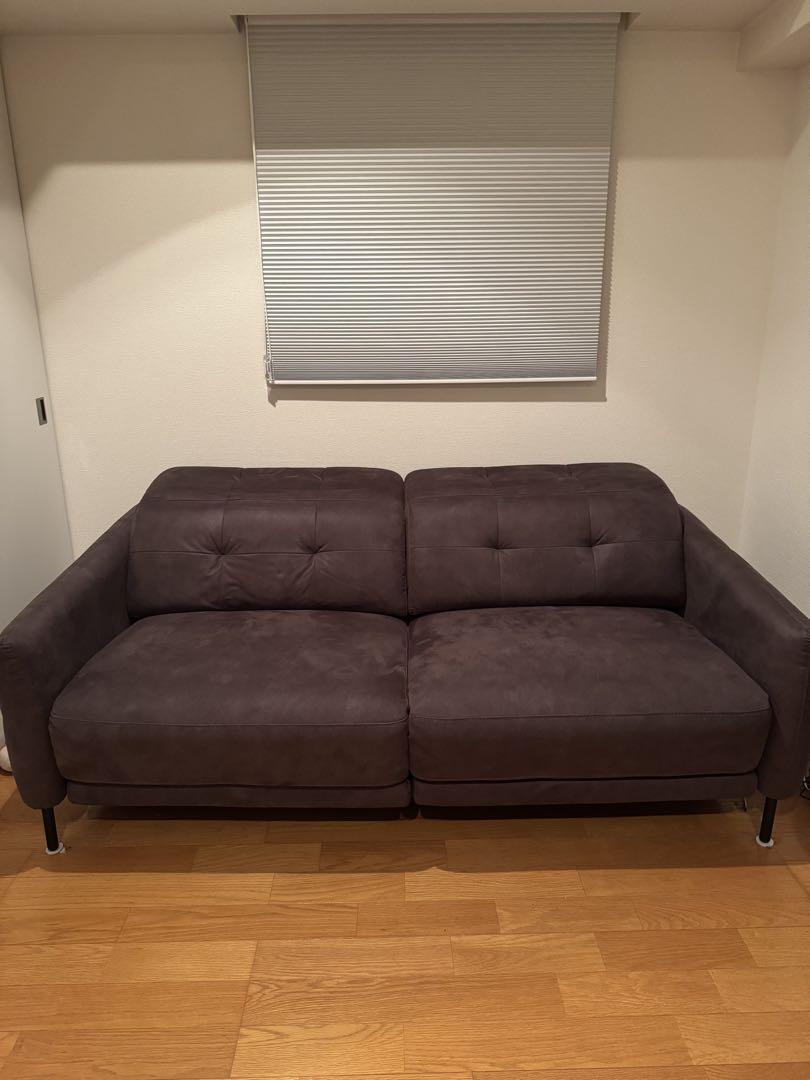 SHEFFIELD RECLINING SOFA GREY 電動 ソファ