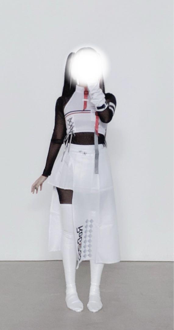 ホロライブ 儒烏風亭らでん コスプレ ReGLOSS 白衣装 【S-XL