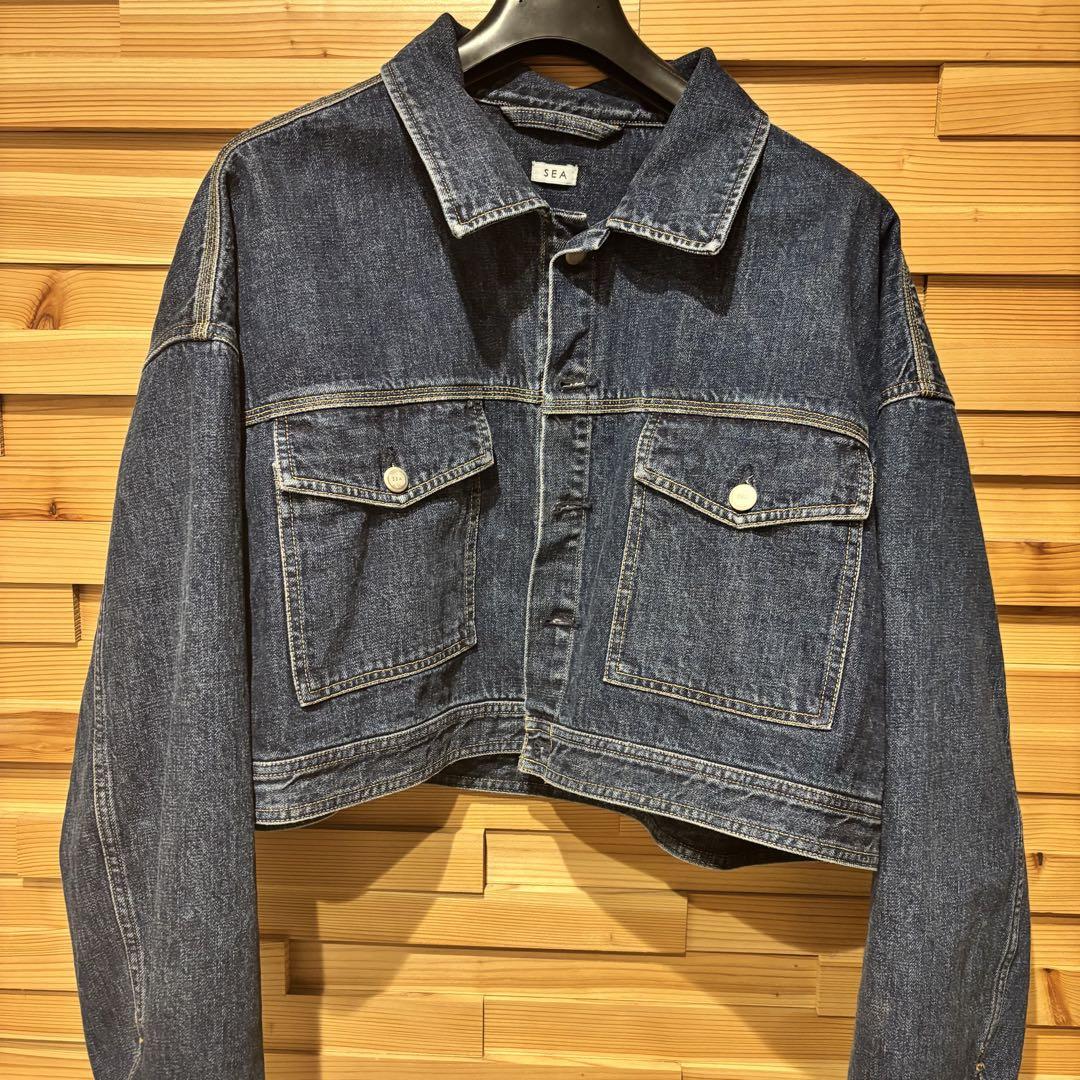 大人気新品 JACKET DENIM 90'S rie 美品】SEA デニム メルカリ - ジャケット ジャケット・アウター