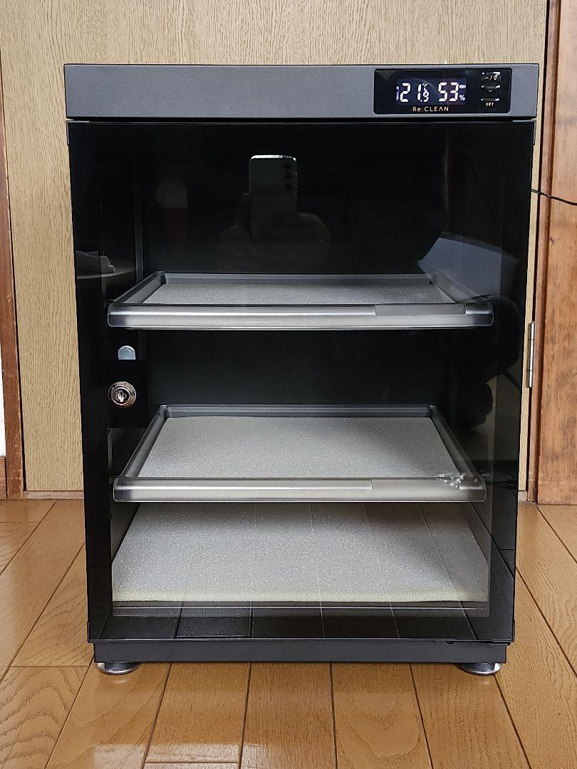 Re:CLEAN 防湿庫 70L NEXT 庫内灯 カビ対策 鍵付き