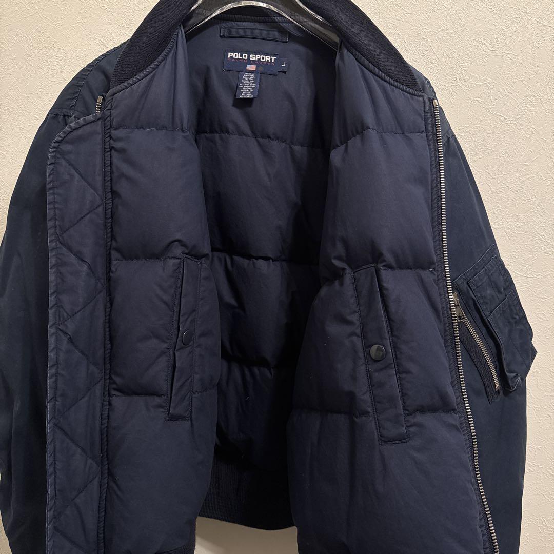 希少 POLO SPORT ダウン80% MA-1 フライトジャケット - メルカリ 希少 POLO SPORT ダウン80% MA-1 フライトジャケット - メルカリ