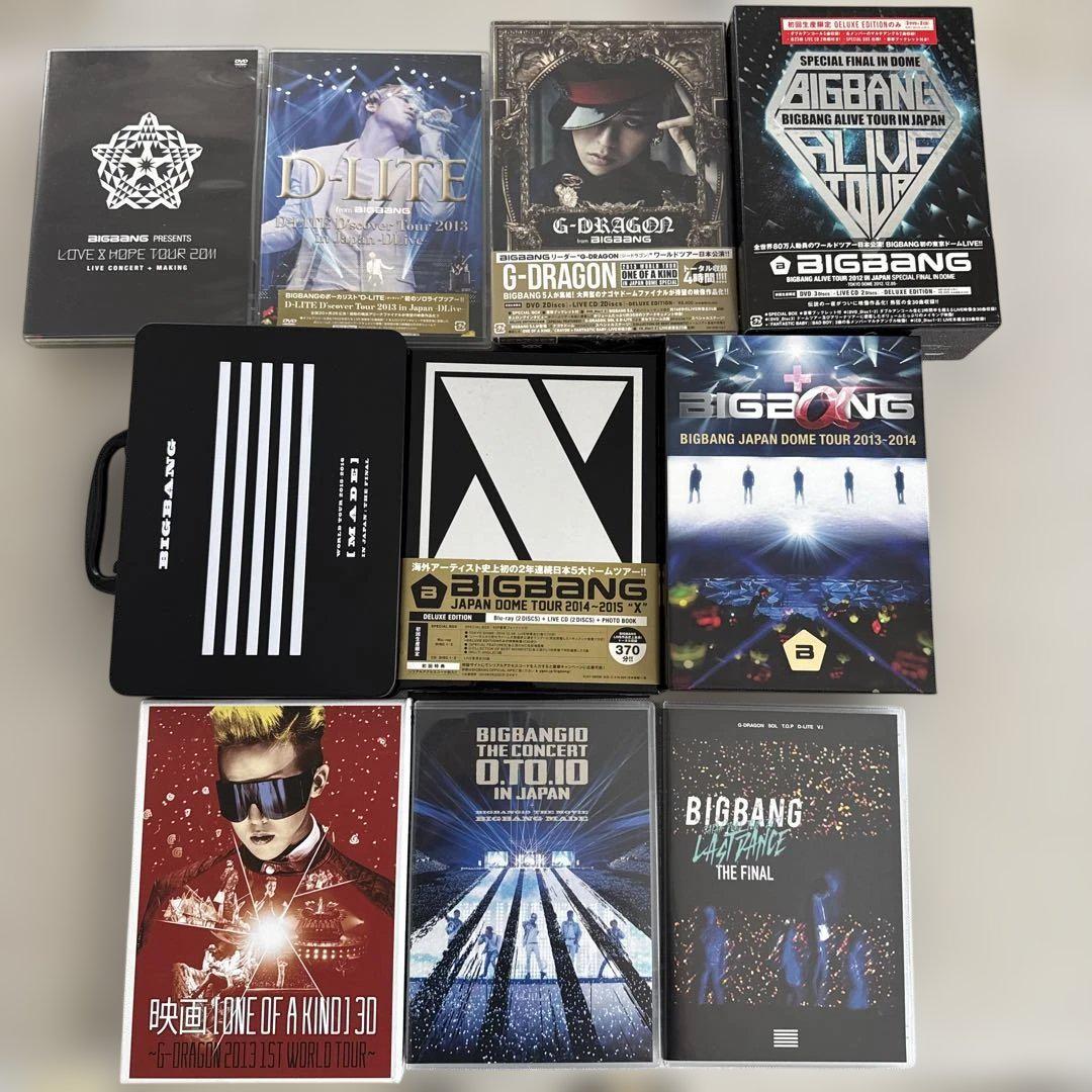 セール中BIGBANG★ Blu-ray.CD.DVDSET グッズ付き セール中BIGBANG☆ Blu-ray.CD.DVDSET グッズ付き