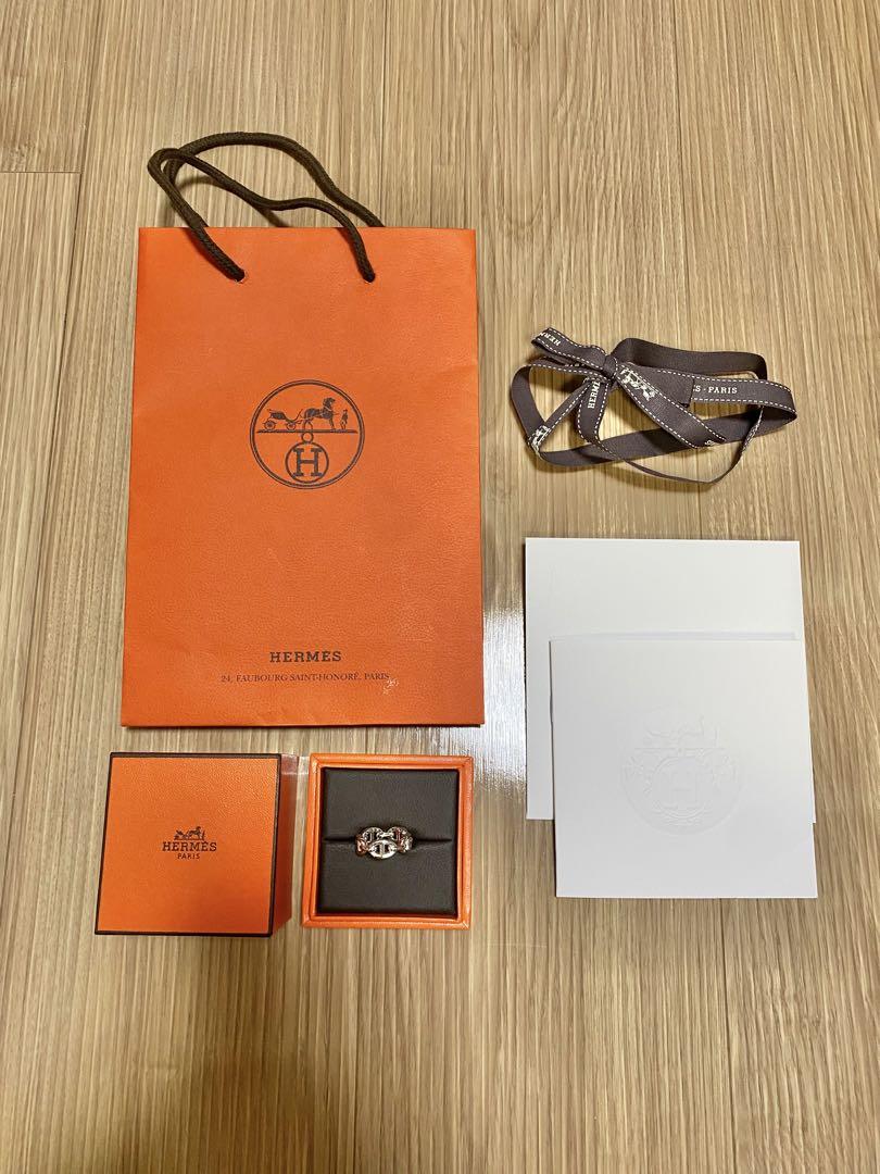 新品 HERMES エルメス シェーヌダンクル アンシェネリング リング 指輪