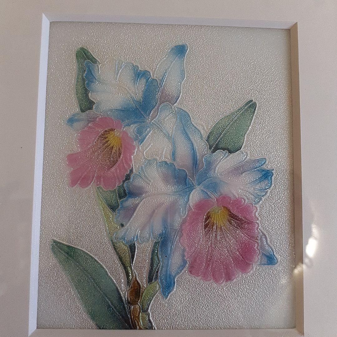 未使用品　創作七宝　額縁 絵画 七宝焼き？ 額縁入り - メルカリ