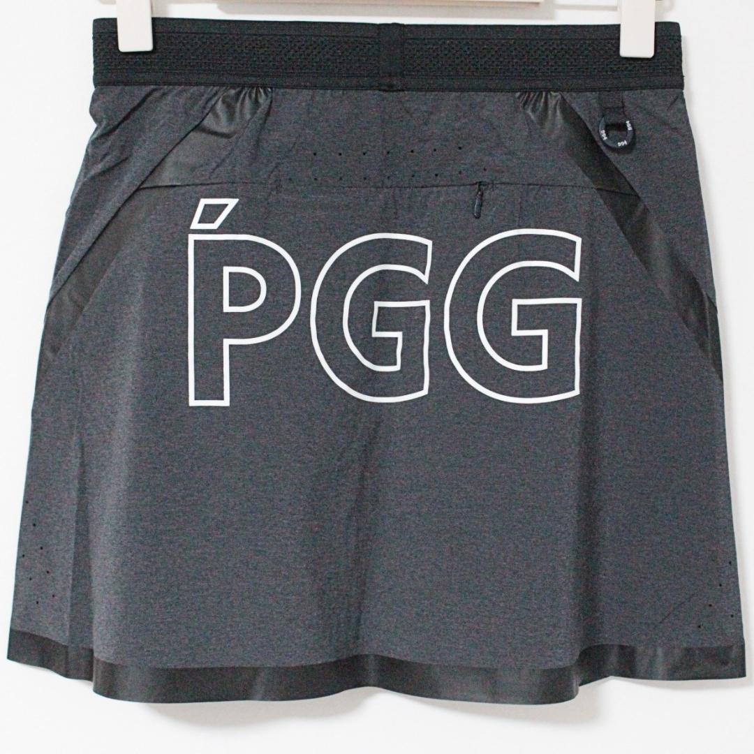 【高い素材】 PGG（パーリーゲイツ） 新品 強ストレッチスカート 灰 S（W約70-74cm レディースウェア