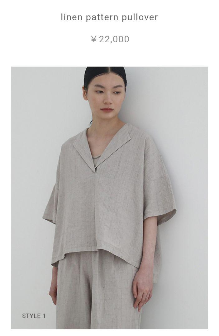 はな様専用*evam eva linen pattern pullover* 画像1