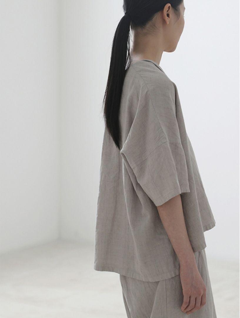 はな様専用*evam eva linen pattern pullover* 画像3