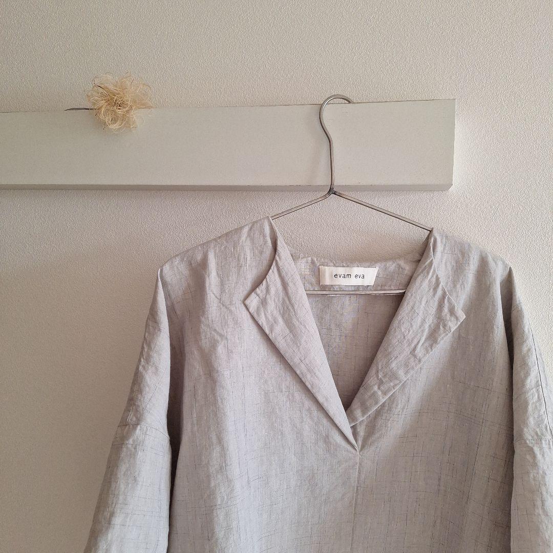はな様専用*evam eva linen pattern pullover* 画像6