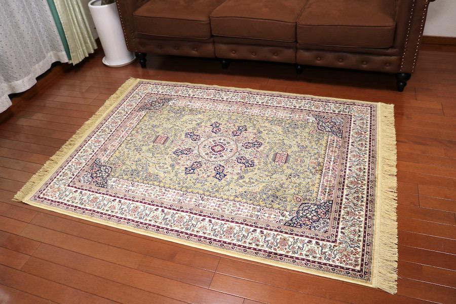 再入荷国産▧ ペルシャ柄絨毯 カーペット ゴールド金運アップ ?
nAbwC-m48992913935 120×160 新品 ラグ 最新品国産