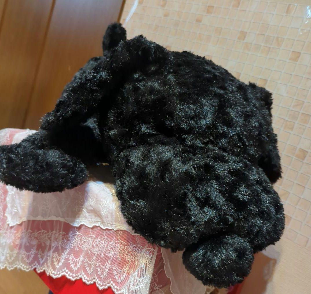 黒いスヌーピー・SNOOPY・大きめ・全長約70cm・紙タグ付き©️2022