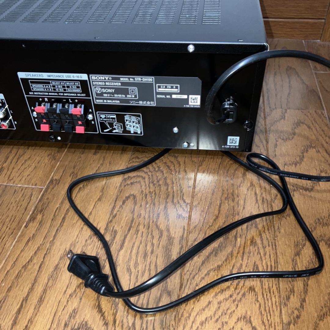SONY STR-DH190 ステレオレシーバー