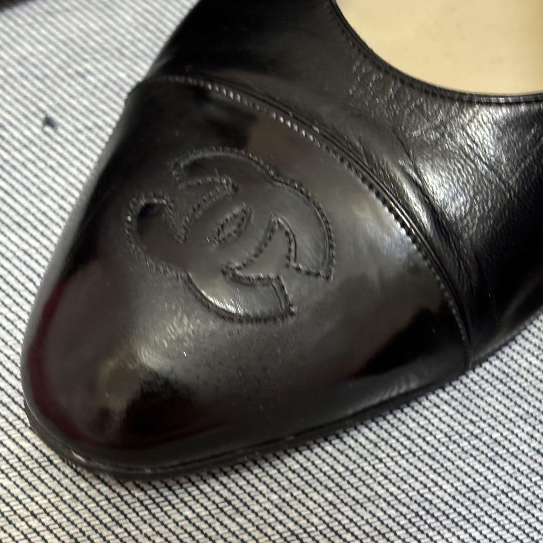 CHANEL☆レザーパンプス36 1/2