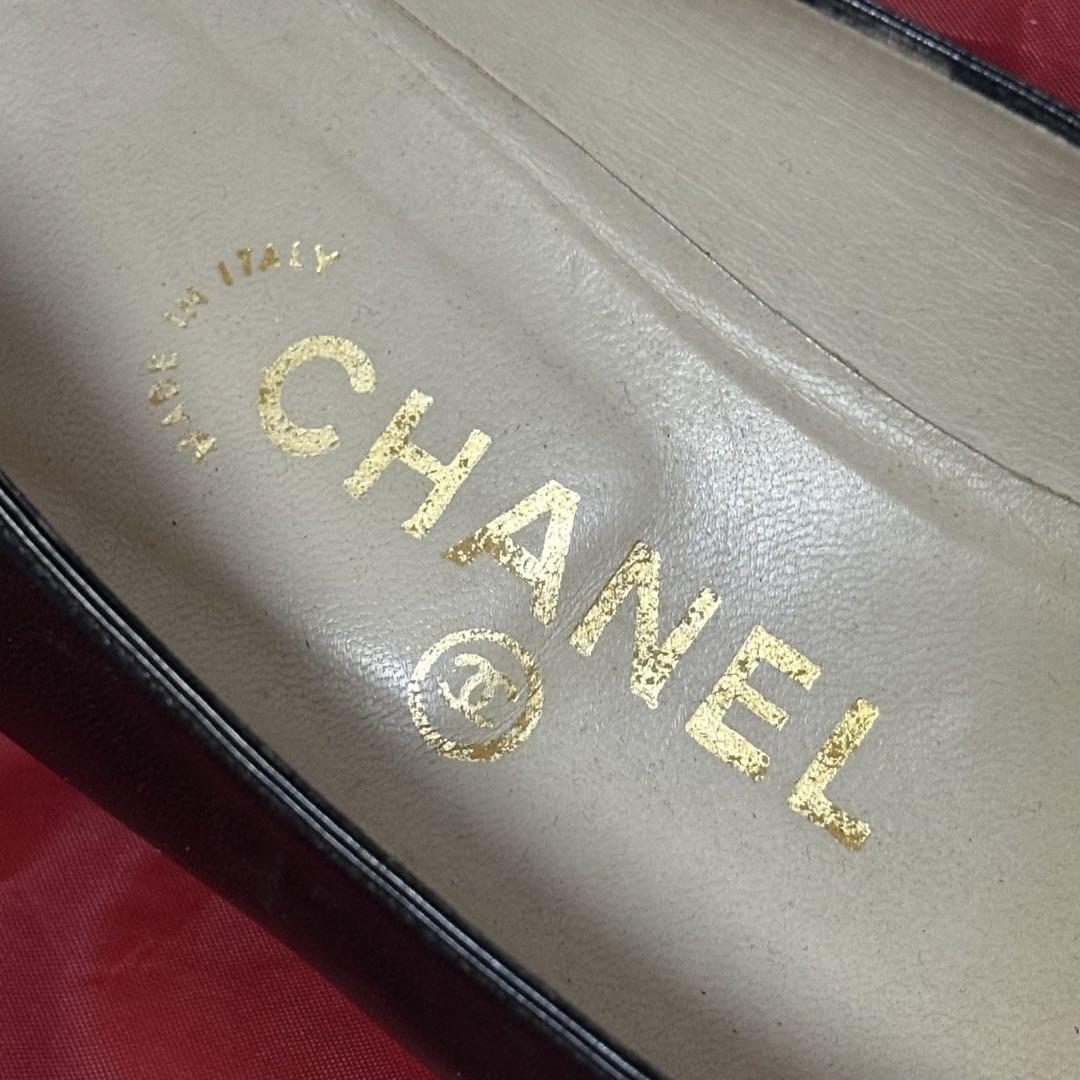 CHANEL☆レザーパンプス36 1/2