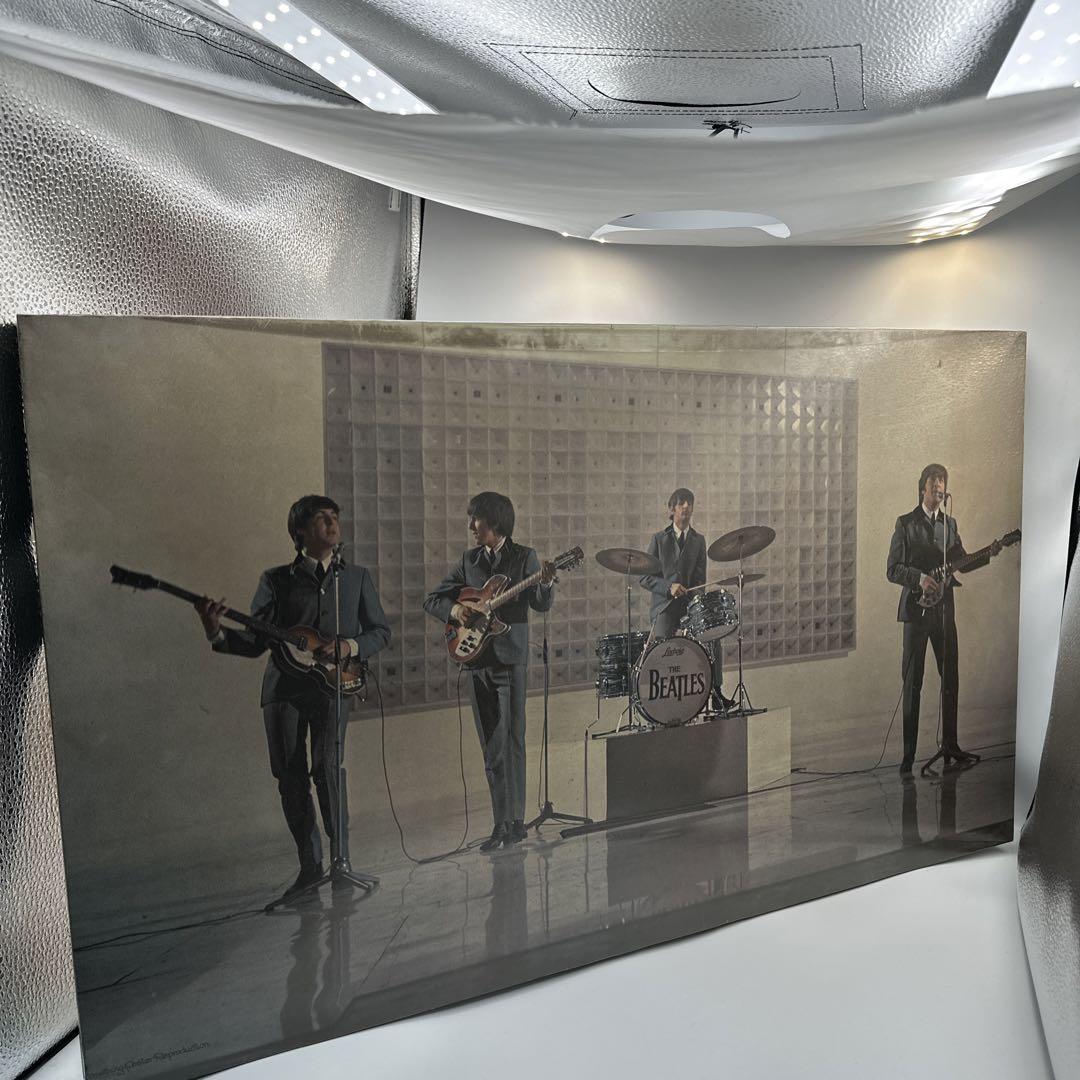 The Beatles パフォーマンス 大判カラー印刷 1960年代 美術品