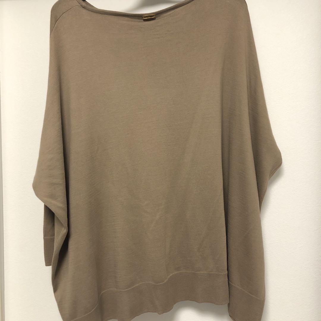 Deuxieme Classe SUVINコットン ボートワイド プルオーバー