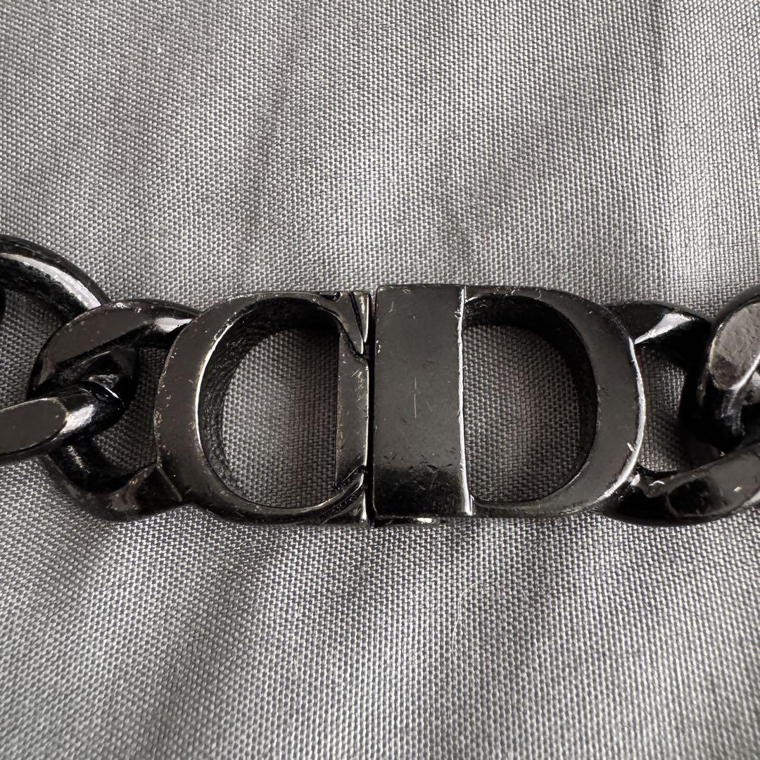 DIOR ICON チェーンリンク ネックレス ブラック