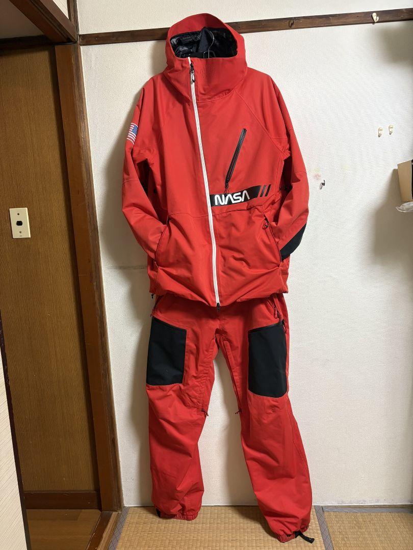 686　NASA スノーボードウェア 赤