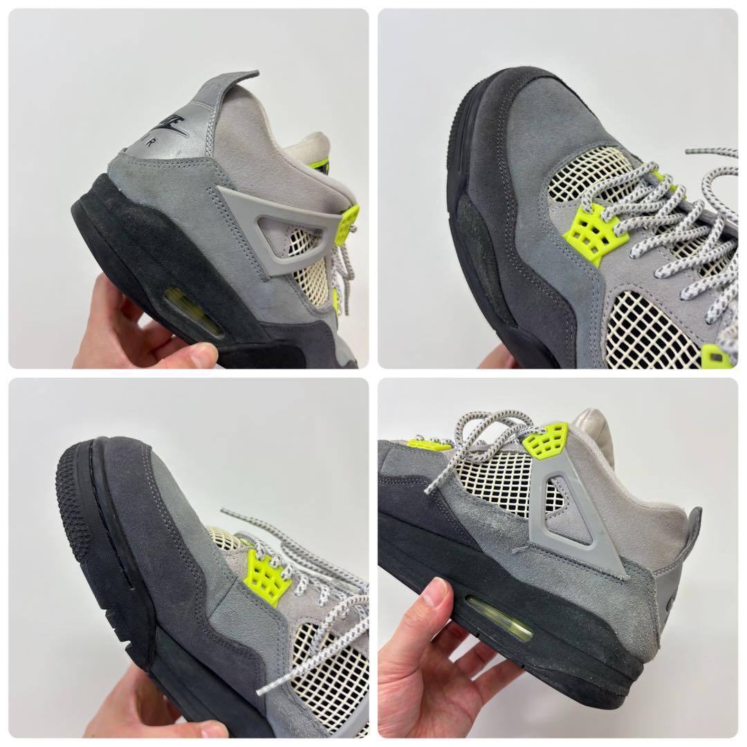 NIKE AIR JORDAN 4 RETRO SE NEON 28cm NIKE AIR JORDAN 4 RETRO SE NEON 28cm