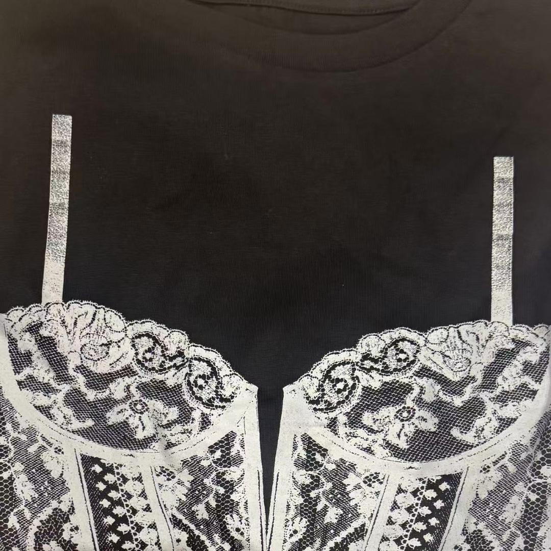 新品 AMERI MEDI LINGERIE TROMPE L`OEIL TEE